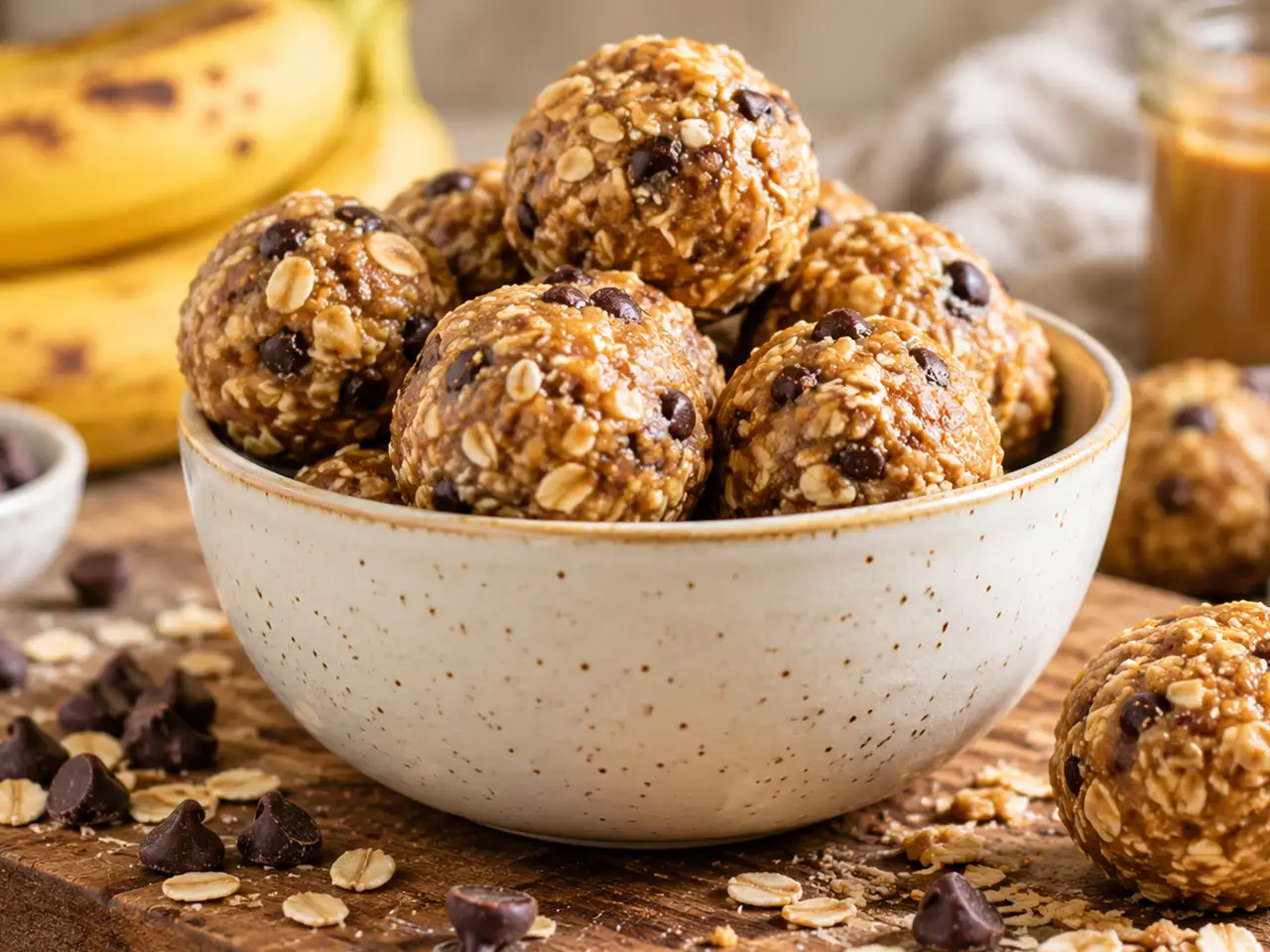 Chunky Monkey Oatmeal Bites